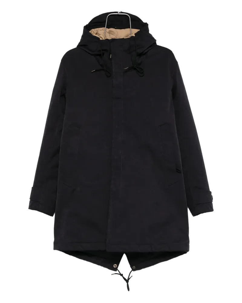 Ten c Parka mit Kapuze - Blau Blau