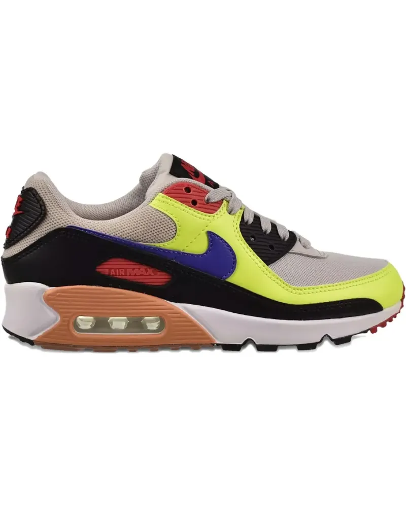 Nike Air Max 90 "Volt/Light Bone/Light Ultramarine/Black" Sneakers - Grau Grau