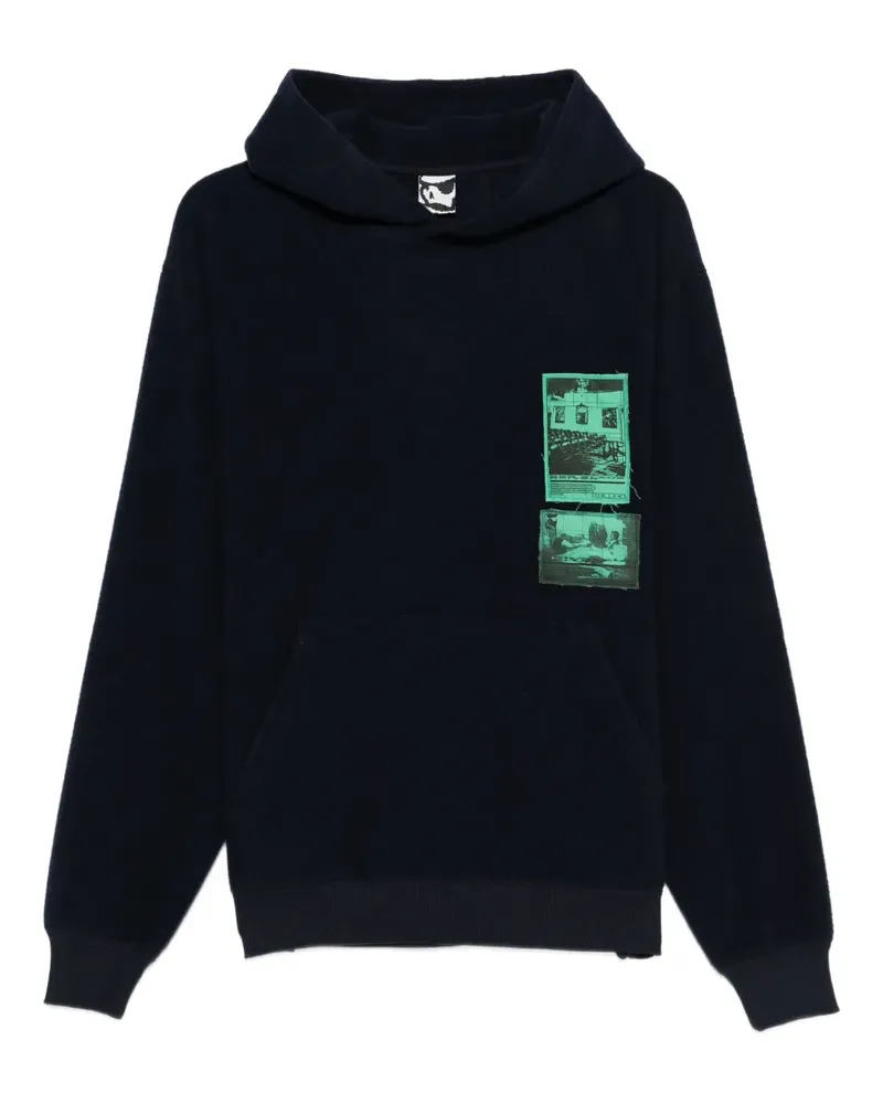 GR10K Hoodie mit Patch - Blau Blau