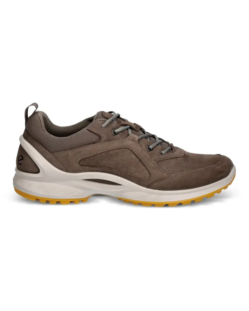 Ecco Biom Energi perforated leather sneakers - Braun Braun
