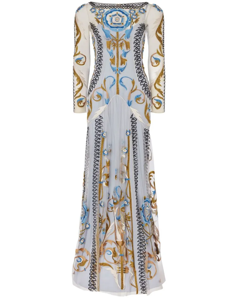 Temperley London Alessia Maxikleid - Blau Blau