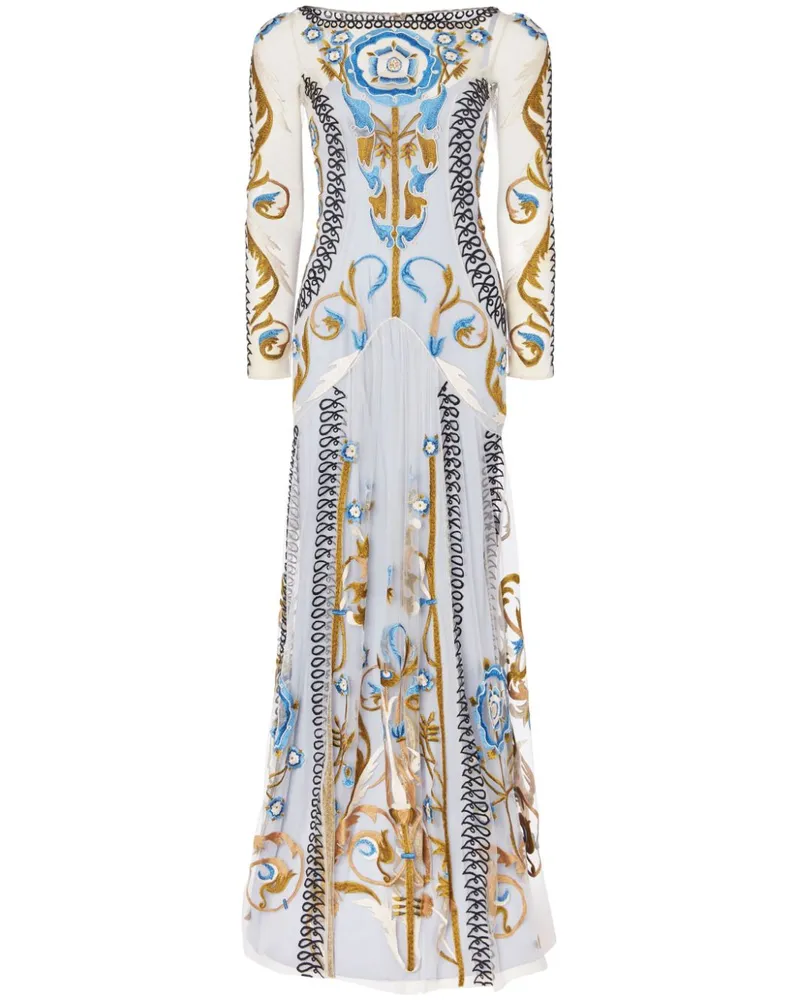Temperley London Alessia Maxikleid - Blau Blau