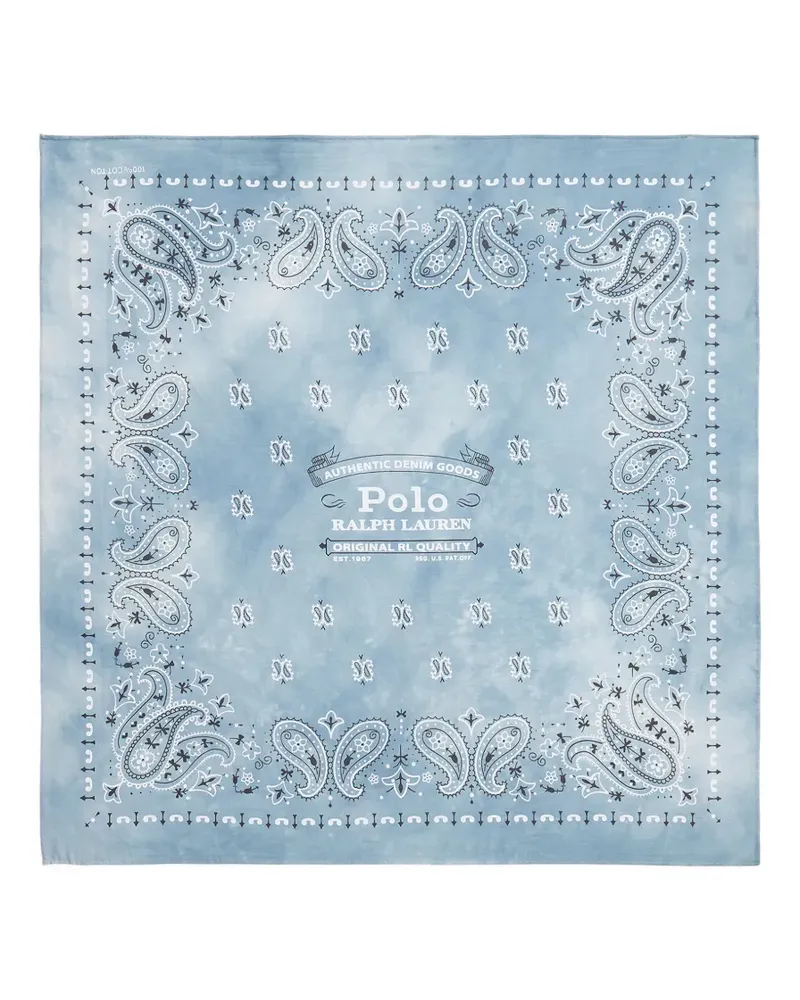 Ralph Lauren cotton scarf - Blau Blau