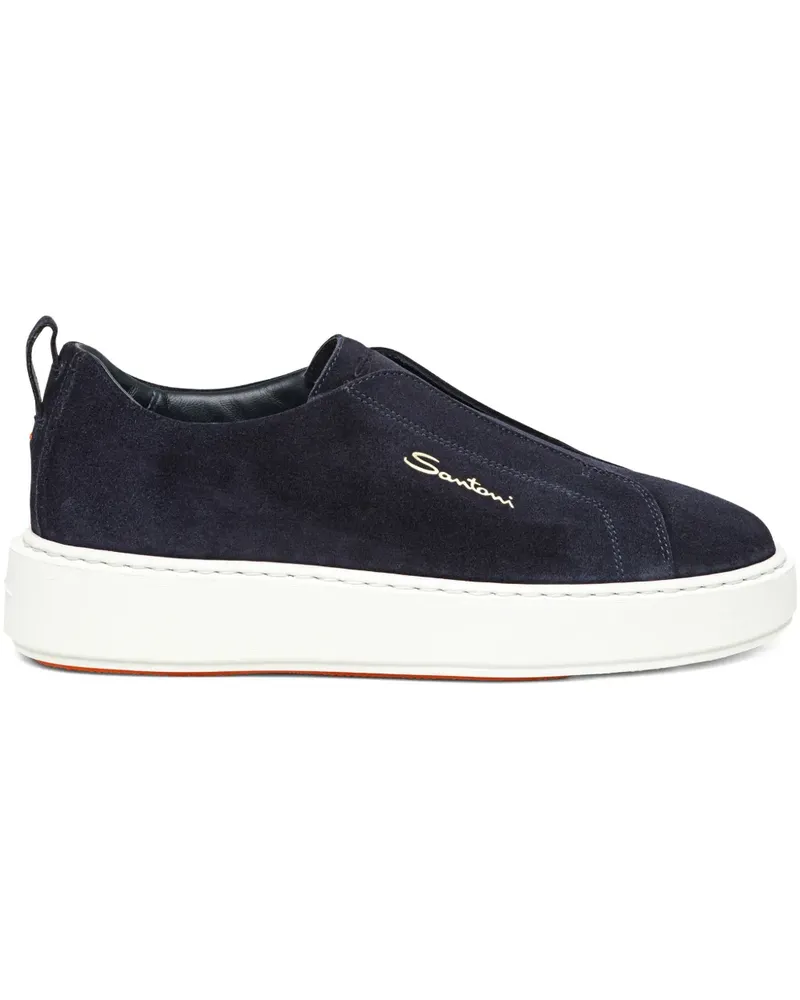 Santoni slip-on sneaker - Blau Blau