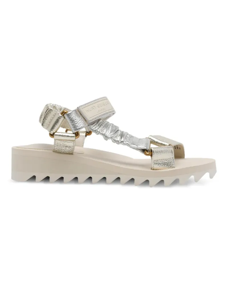 Kurt Geiger Orion metallic leather sandals - Gold Gold