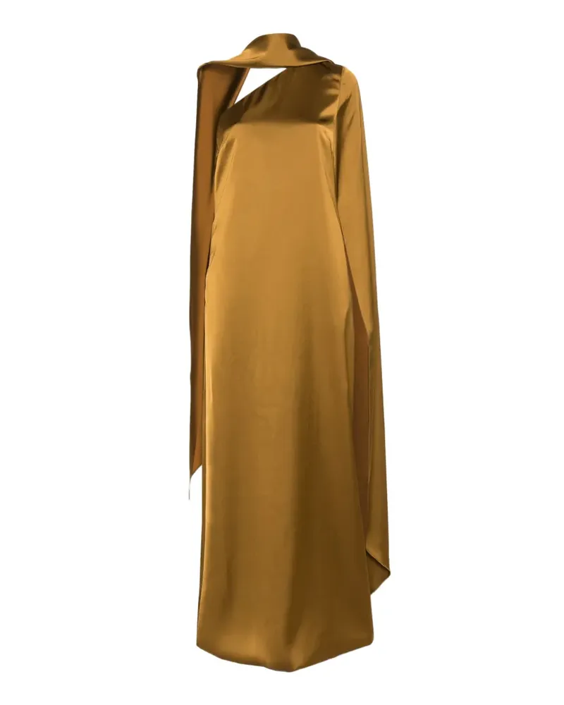 Solace London The Newman Maxikleid aus Gold - Gelb Gelb