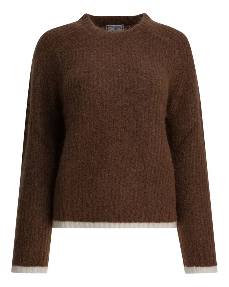 Inès de la Fressange Strickpullover mit Rundhalsausschnitt - Braun Braun
