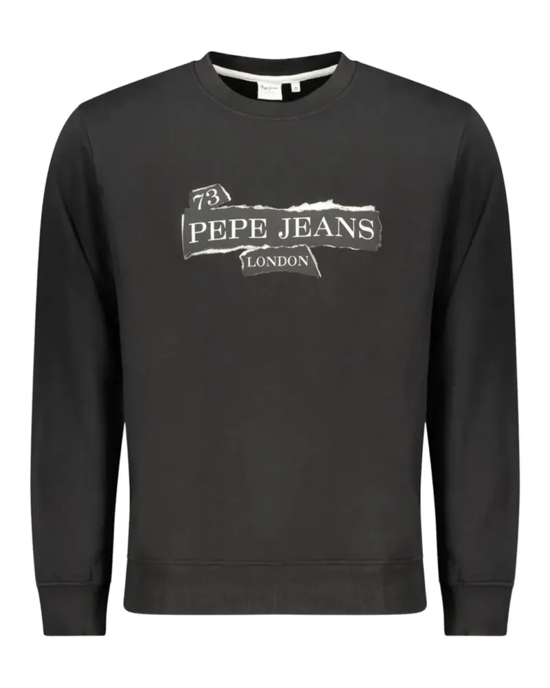 Pepe Jeans logo-print sweatshirt - Schwarz Schwarz