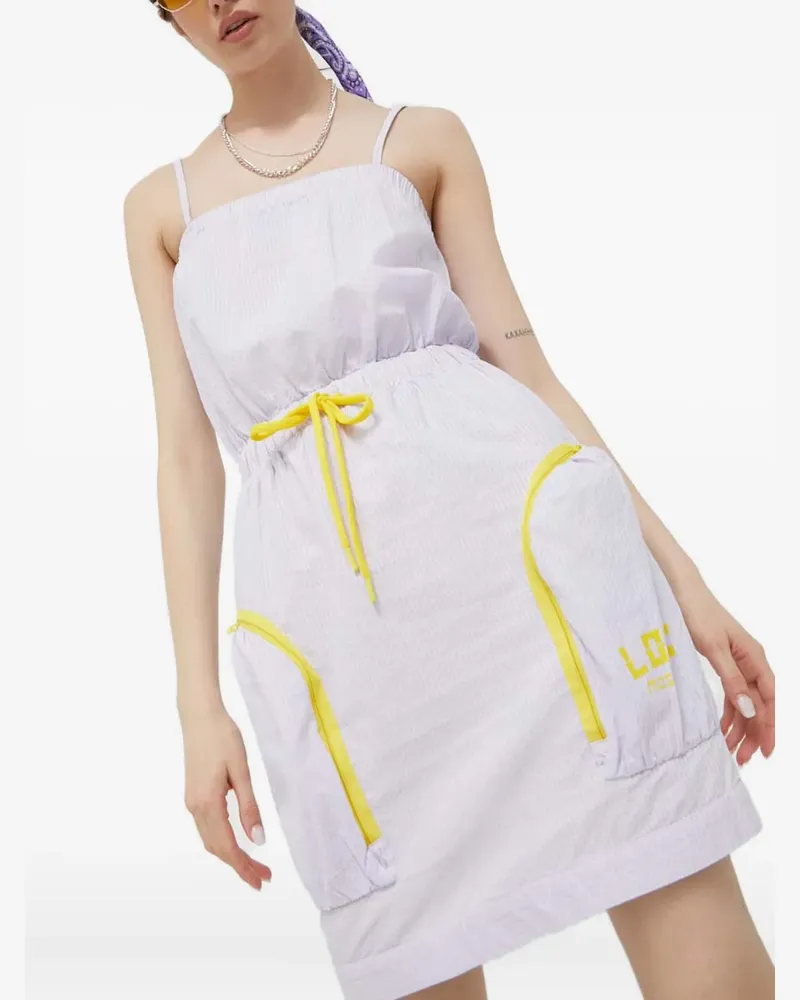 Moschino Minikleid mit Kordelzug - Violett Violett