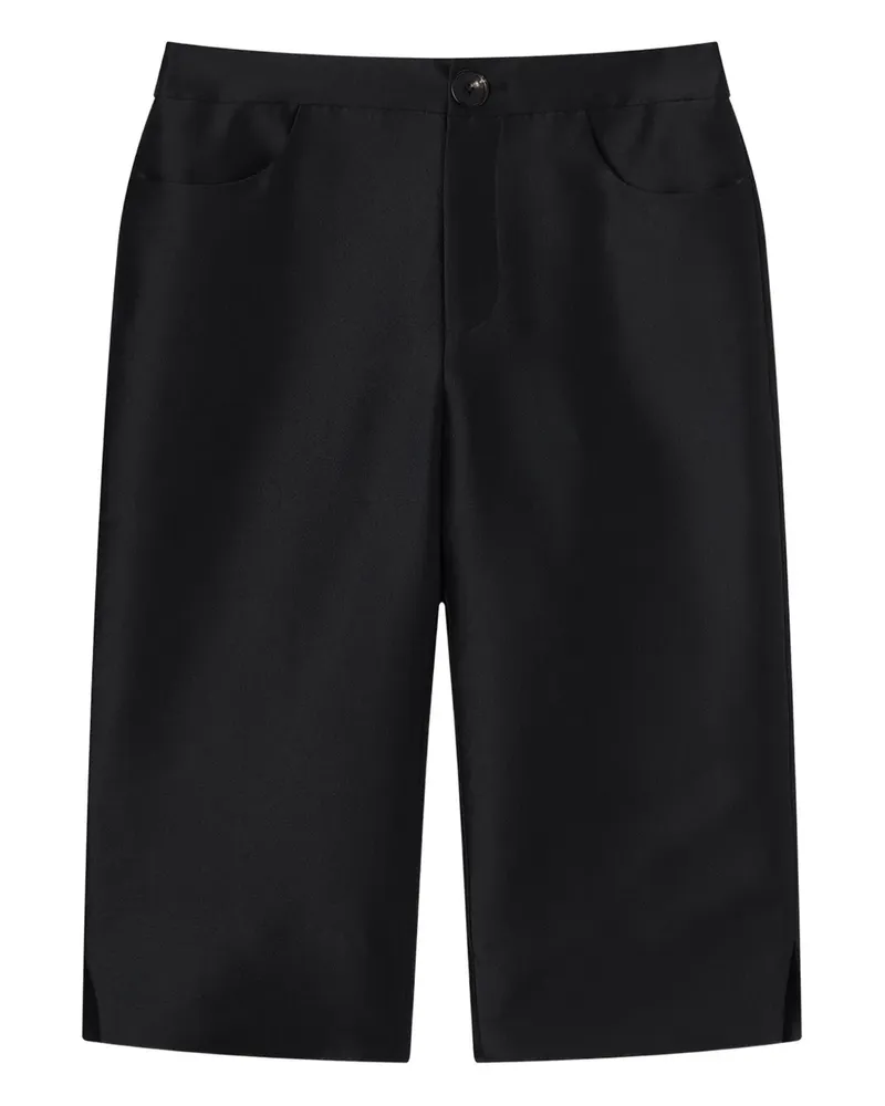 SHUSHU/TONG side-split shorts - Schwarz Schwarz