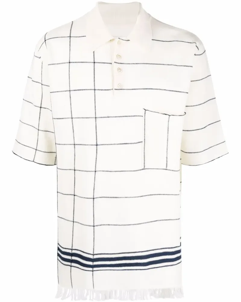 Maison Margiela Gestreiftes Poloshirt - Nude Nude