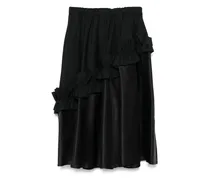 Rock mit Rüschendetail - Schwarz