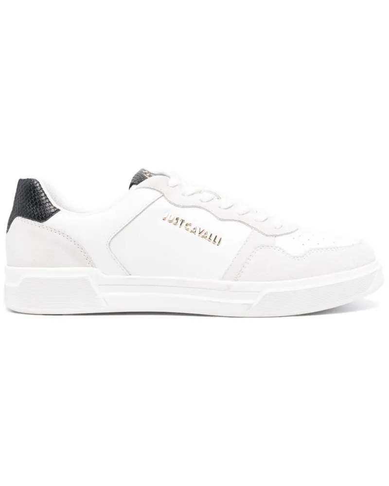 Just Cavalli Minimal Dis. 4 Sneakers - Weiß Weiß