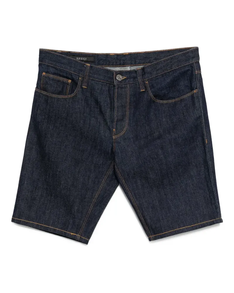 Gucci Klassische Jeans-Shorts - Blau Blau