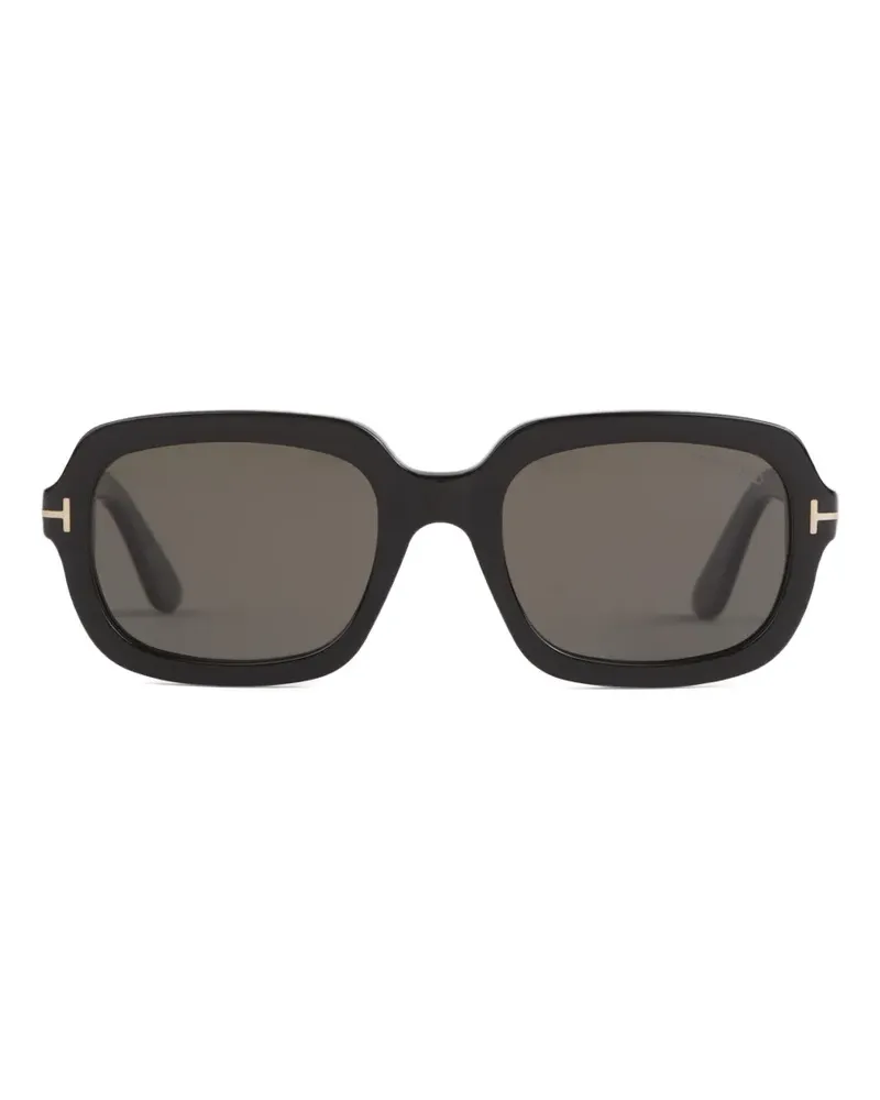 Tom Ford geometric-frame sunglasses - Schwarz Schwarz