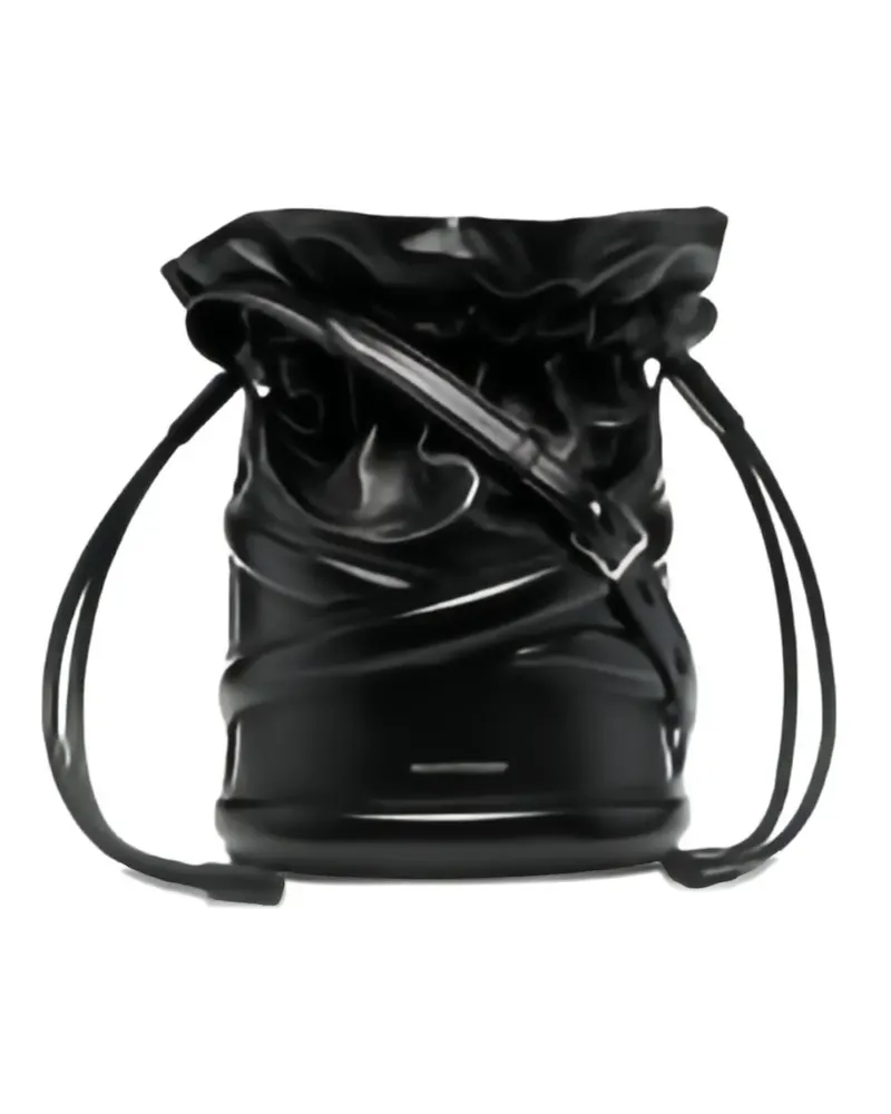 Alexander McQueen The Soft Curve Beuteltasche - Schwarz Schwarz