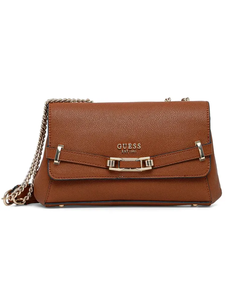 Guess Silvye Schultertasche - Braun Braun