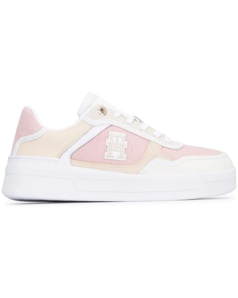 Tommy Hilfiger Sneakers in Colour-Block-Optik Rosa