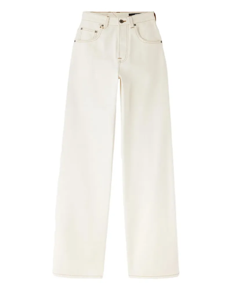 Jacquemus Nîmes Jeans - Weiß Weiß