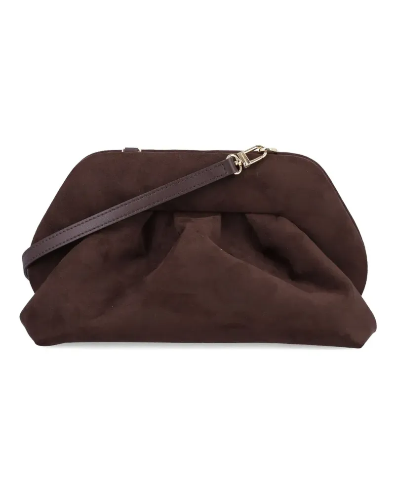 THEMOIRÈ Tia Clutch mit Falten - Braun Braun