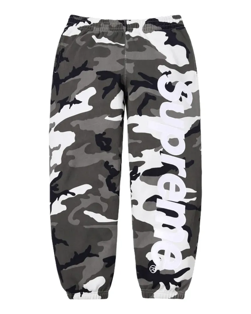 Supreme Being camouflage track pants - Schwarz Schwarz