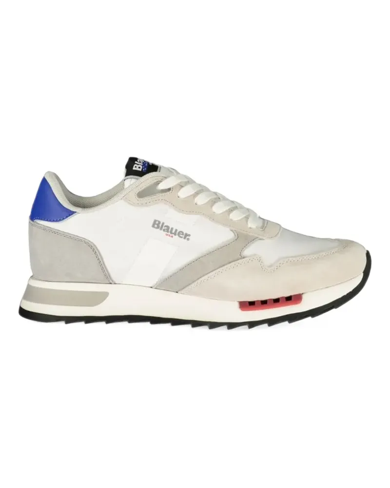 Blauer Ryder Sneakers mit Logo-Print - Weiß Weiß