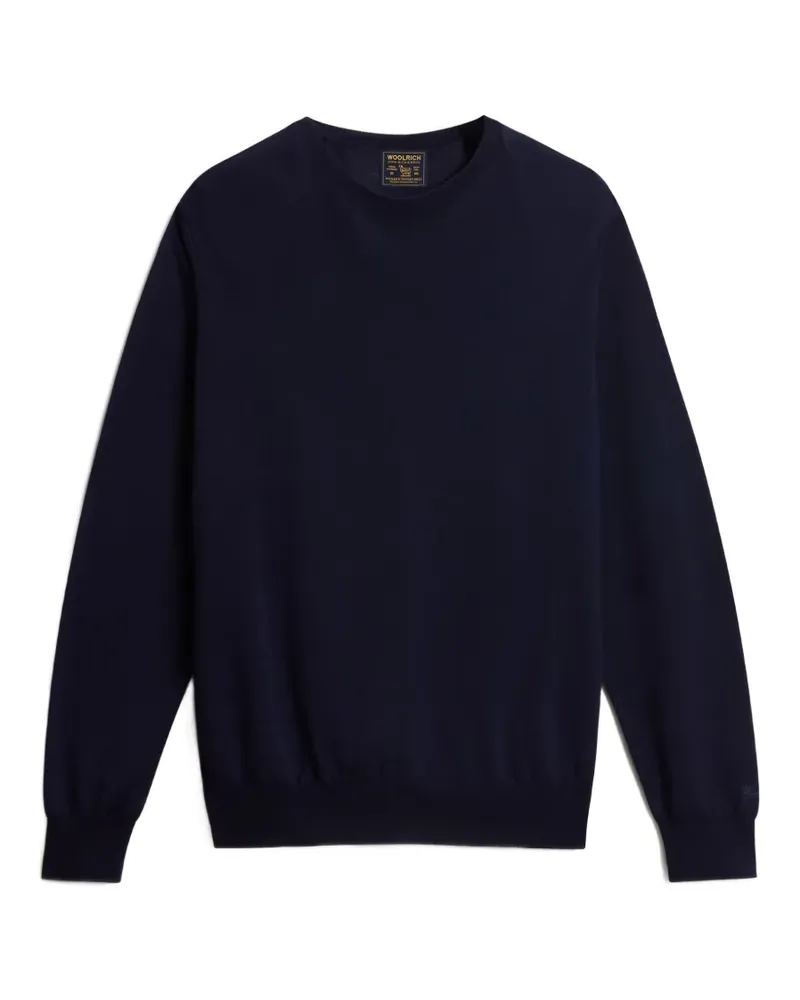 Woolrich Pullover mit rundem Ausschnitt - Blau Blau