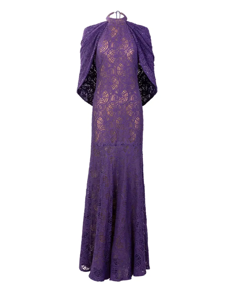 Silvia Tcherassi Salvina lace maxi dress - Violett Violett