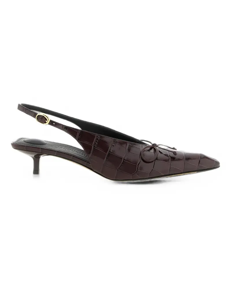 Jacquemus Les Slingbacks Cubisto Pumps - Rot Rot