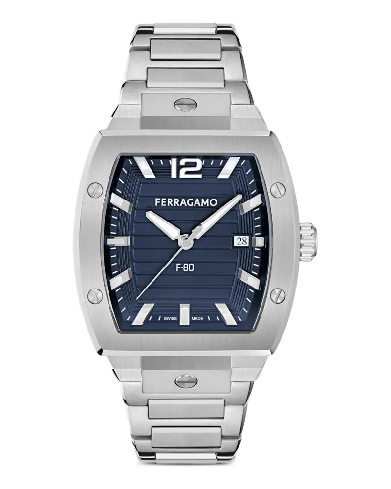 Ferragamo F-80 Tonneau 42mm watch - Blau Blau