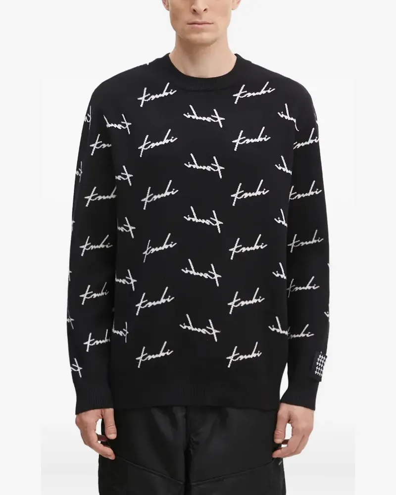 ksubi Skript signature pattern crew-neck sweater - Schwarz Schwarz