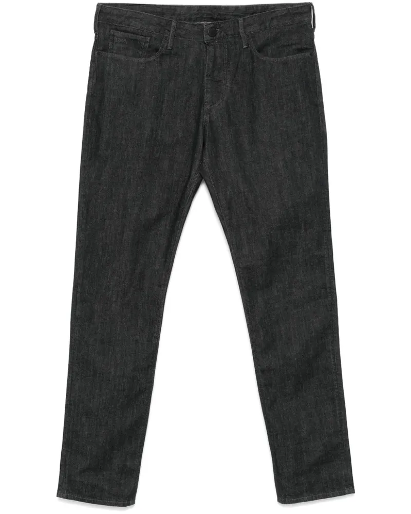 Emporio Armani Schmale Jeans - Schwarz Schwarz