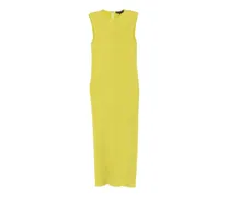 Strukturiertes Midikleid - Grün