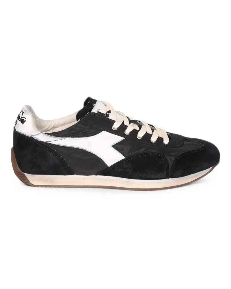 Diadora Equipe Vela SW Sneakers mit Logo-Patch - Schwarz Schwarz
