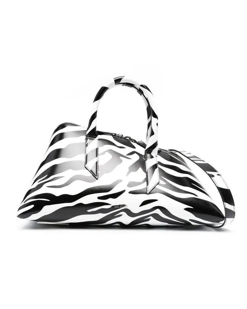 ATTICO 24h Shopper mit Zebra-Print - Schwarz Schwarz