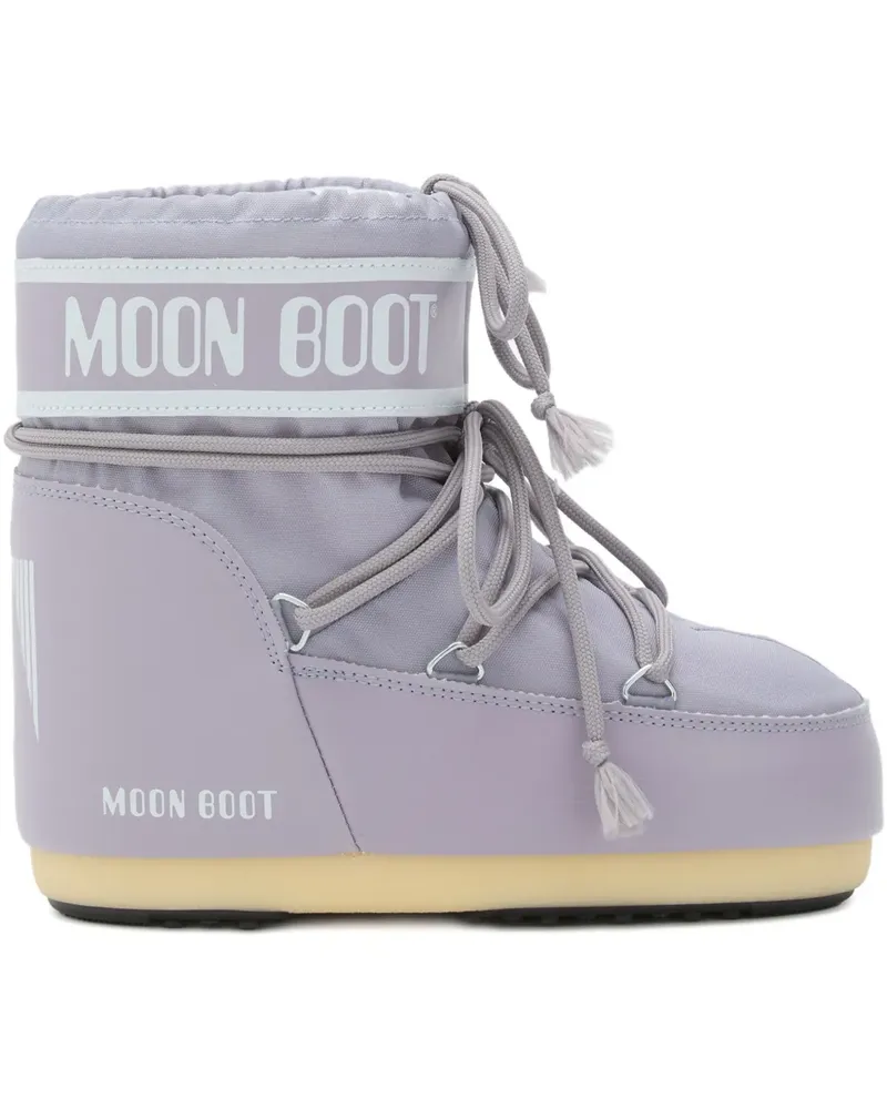 Moon Boot Wattierte Icon Stiefel mit Logo - Violett Violett