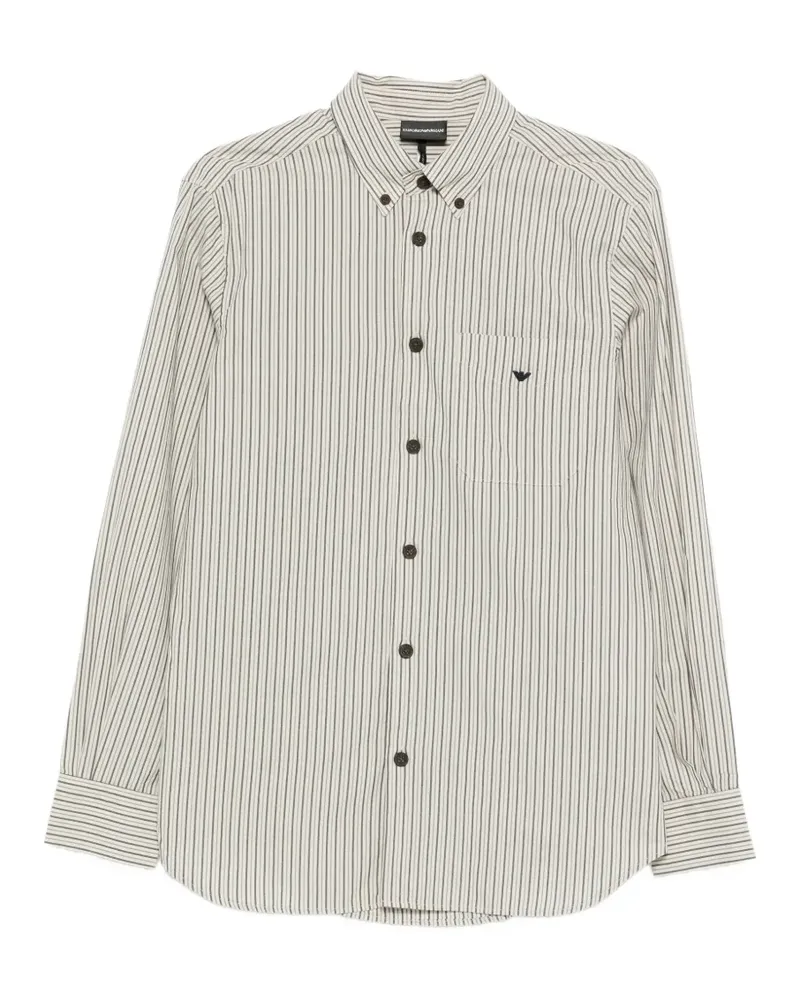 Emporio Armani striped button shirt - Nude Nude