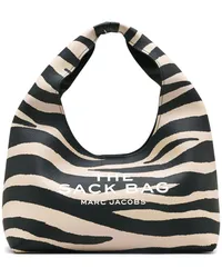 Marc Jacobs The Sack Tasche mit Zebra-Print Schwarz