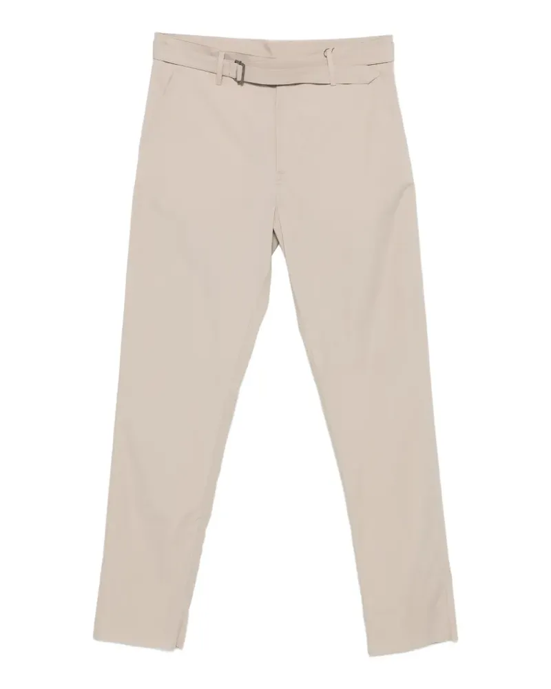 Canali Hose mit Gürtel - Nude Nude