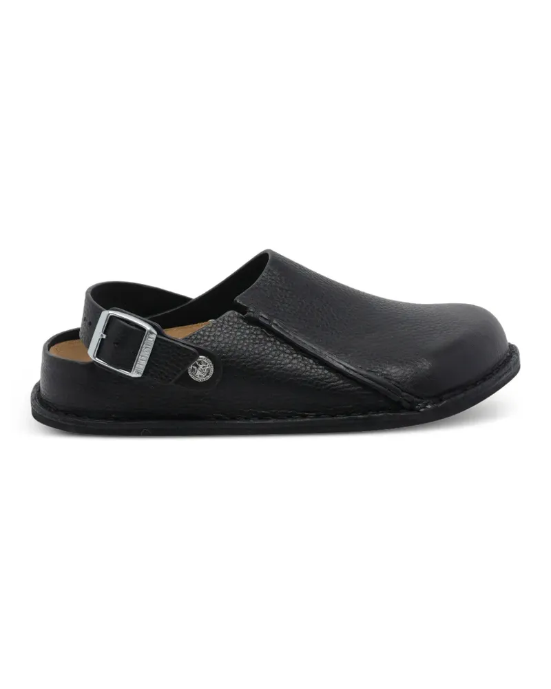 Birkenstock Lutry Premium buckled leather mules - Schwarz Schwarz