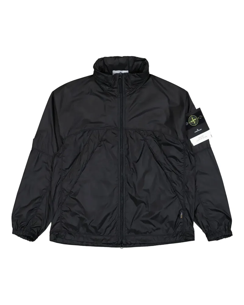 Stone Island Windbreaker mit verdeckter Kapuze - Grau Grau