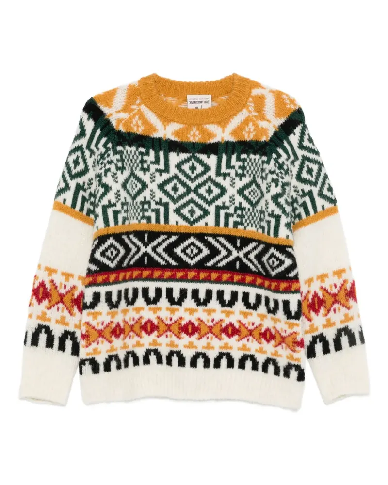 Semicouture Norwegian Pullover - Mehrfarbig Mehrfarbig
