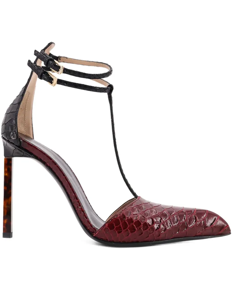 Tom Ford Pumps mit Python-Effekt 90mm - Rot Rot