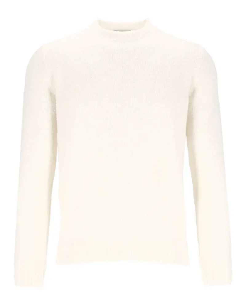 Al Duca D’Aosta 1902 Pullover aus Bouclé-Strick - Weiß Weiß