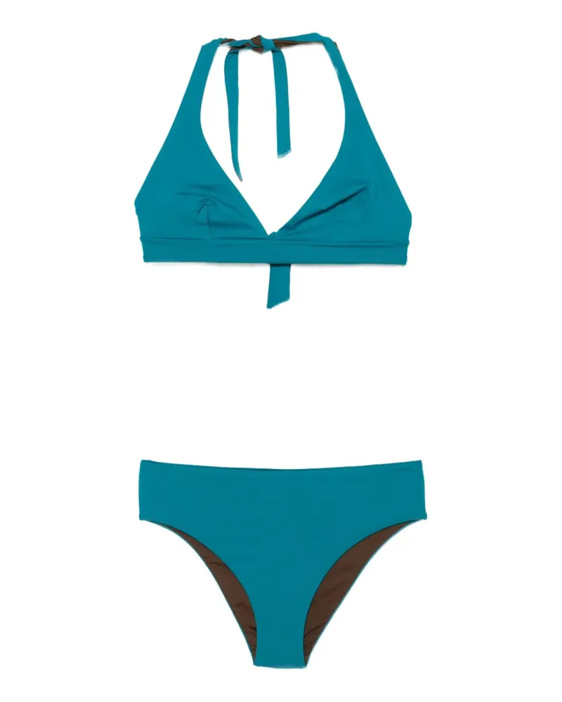 FISICO-Cristina Ferrari Bikini mit Schleifenverschluss - Blau Blau