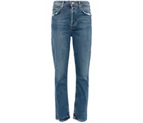Riley Straight-Leg-Jeans mit hohem Bund