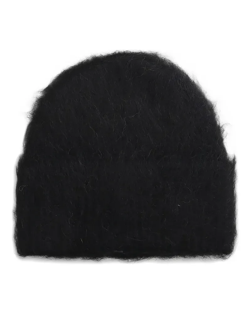 Totême Gebürstete Beanie - Schwarz Schwarz