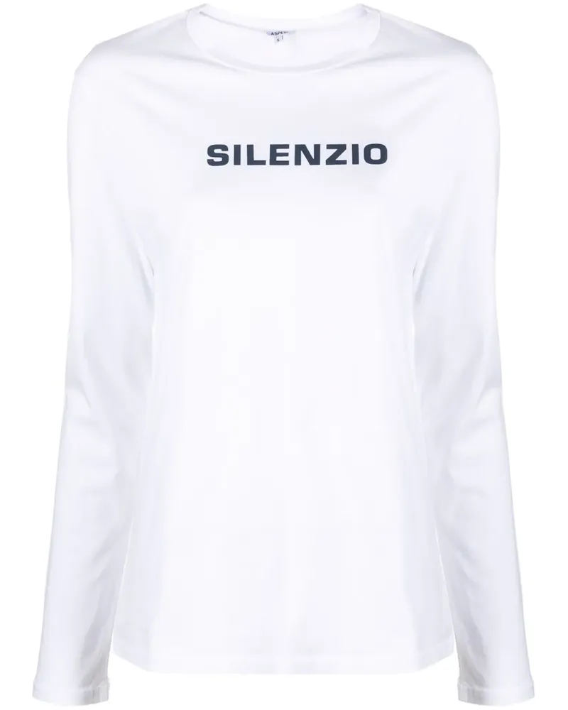 ASPESI Silenzio T-Shirt - Weiß Weiß