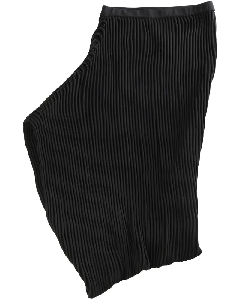 Issey Miyake asymmetric skirt - Schwarz Schwarz