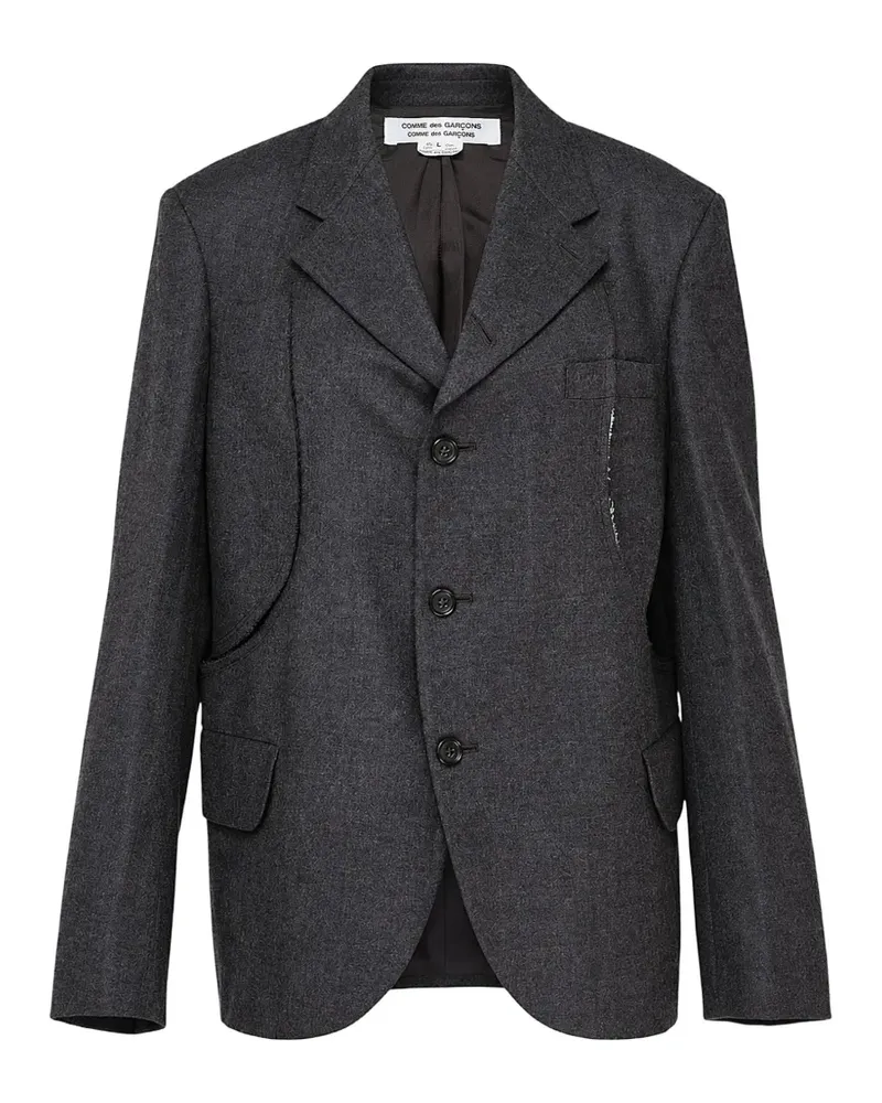 Comme des Garçons Blazer im Deconstructed-Look - Grau Grau